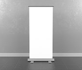 Blank roller banner