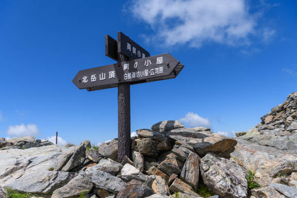 istock The signpost in Mount Kitadake 1305729217