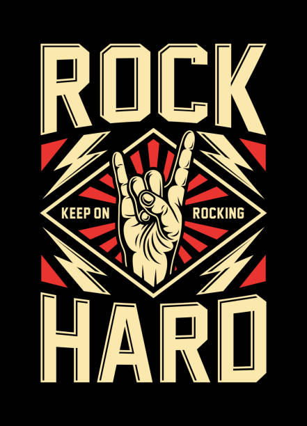 Rocking Hand Punk Rocker Music Band Guitar Festival T Shirt Rocking Hand Punk Rocker Music Band Guitar Festival T Shirt