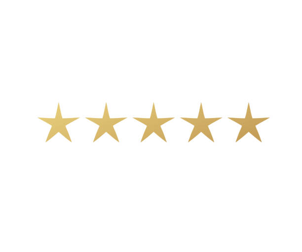 istock 5 star icon vector illustration eps10. Rating review flat icon for apps and websites, infographics - Vector 1305750487