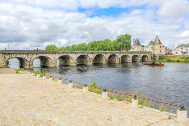 The Henri IV bridge stock photo