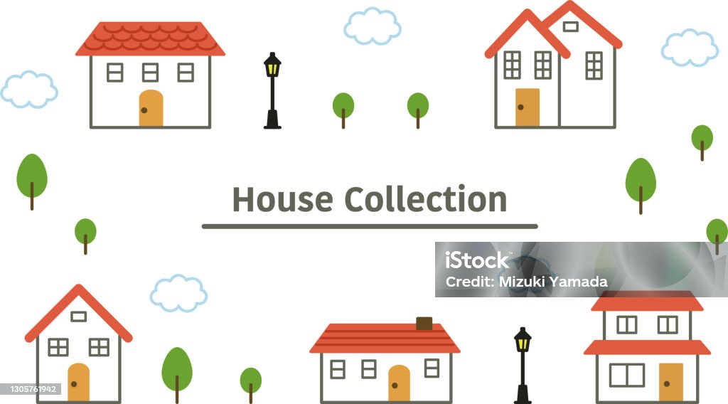 Multiple House Vector Vector Set Of Different House Stock Illustration - Download Image Now ...
