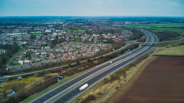 istock A1M motorway route past Wetherby, Wetherby, West Yorkshire, England, Britain, March 2021 1305764791