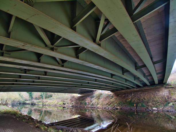 istock Bridge carrying A1M motorway over River Wharfe, Wetherby, West Yorkshire, England, Britain, March 2021 1305764808