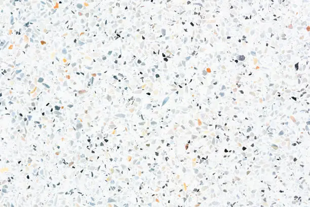 Photo of Terrazzo floor seamless pattern background.
