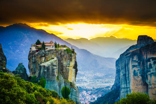 istock Monastery of the Holy Trinity i in Meteora, Greece 1305776969