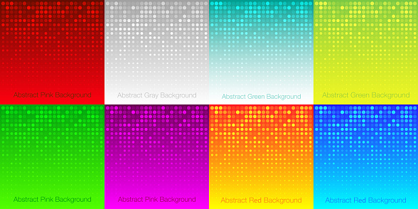 Random Gradiant Background Abstract Gradient Color Backgrounds Set Random Halftone Colorful ...