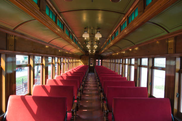 istock Interior of a 1910s Passenger Coach Totally Restored 1305790855