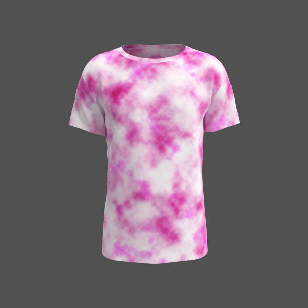 istock Tie dye t-shirt design in front view 1305794333
