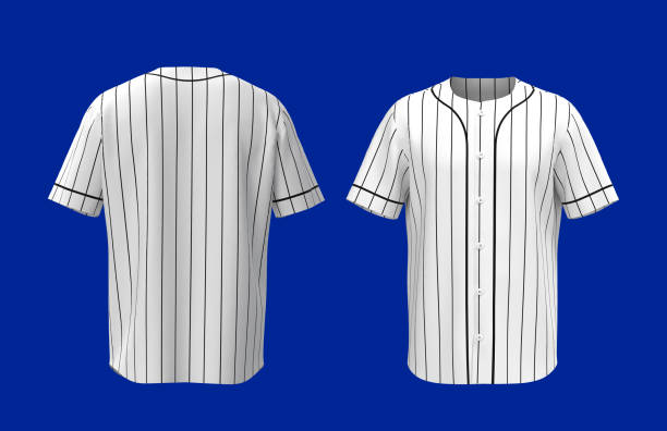 istock Baseball t-Shirt mockup in front, and back views 1305795146