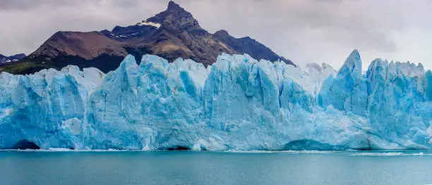 One of the biggest glaciar in Patagonia, Perito Moreno in National Park Las Glaciares
