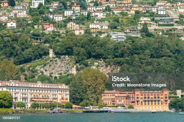 Villa Deste ใน Cernobbio On Lake Como อิตาลี ภาพสต็อก - ดาวน์โหลดรูปภาพตอนนี้ - Cernobbio, Villa d'Este - Cernobbio, Italian Lake District