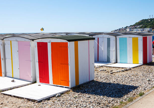 istock famous cabins of cabourg 1305802327