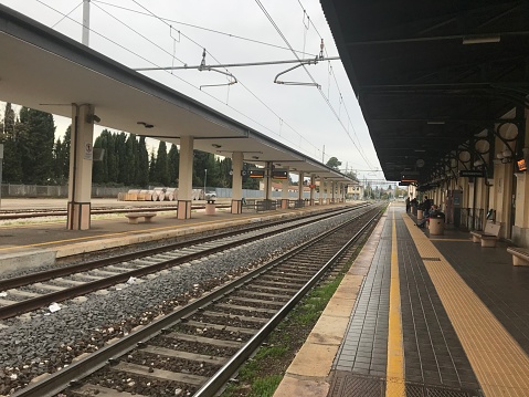 High-speed trains at Zurich Hauptbahnhof station in Switzerland