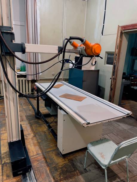 istock old x-ray machine in the hospital 1305802754