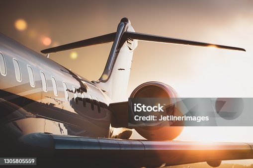 istock Corporate Jet 1305805559