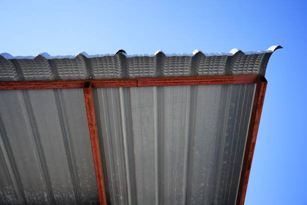istock Old Corrugated Metal Roof 1305809946