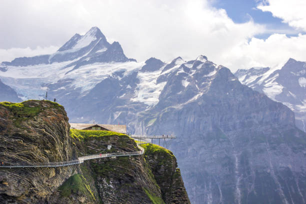 istock First viewpoint in Swiss Alps 1305817298
