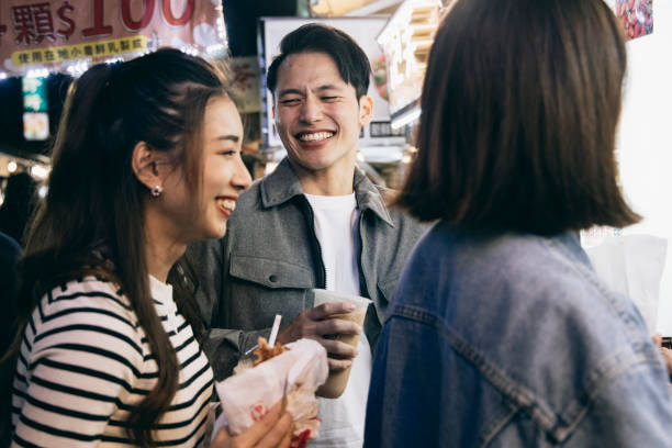 istock Night market in Taiwan 1305821680