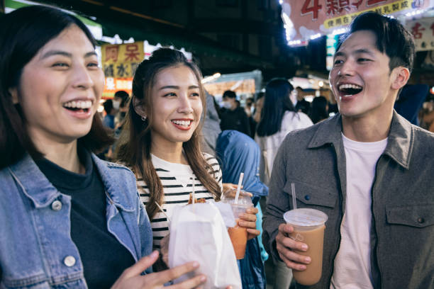 istock Night market in Taiwan 1305821689