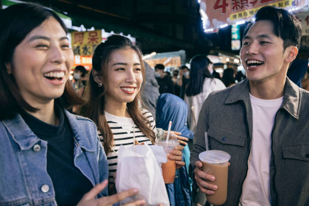 istock Night market in Taiwan 1305821703