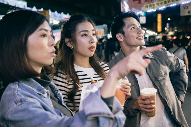 istock Night market in Taiwan 1305821712