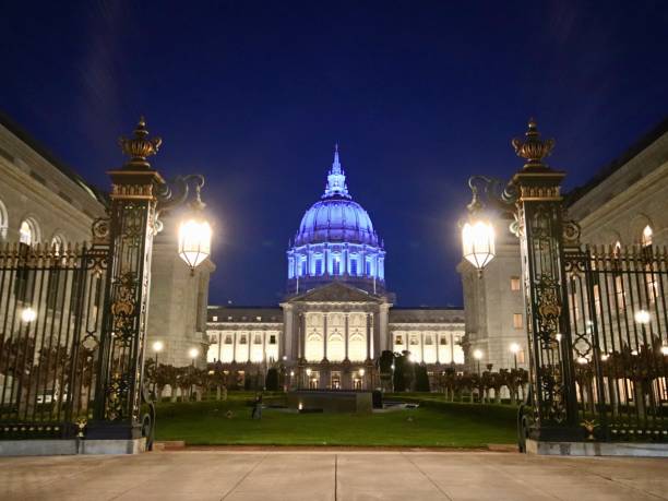 мэрия сан-франциско - san francisco county government town hall government building стоковые фото и изображения