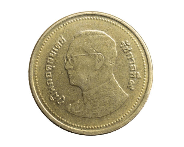 istock Thailand two cheats a coin on a white isolated background 1305823352