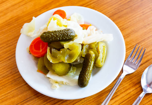 istock Torshi, assorted pickled vegetables popular turkish dish 1305825502