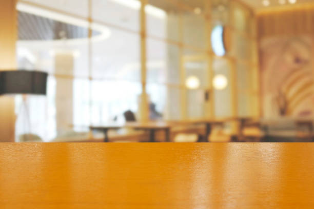 istock Blur coffee shop or cafe restaurant with abstract bokeh light image background. People in store Blur Background or design key visual layout 1305827802