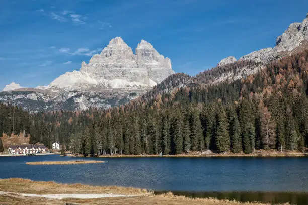 Photo of Mountain lake in nice quite place in Alps