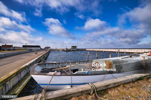 Loegstoer Harbor By Limfjorden Fjord In Rural Denmark Stock Photo - Download Image Now