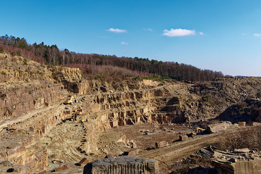 Stone pit in Germany