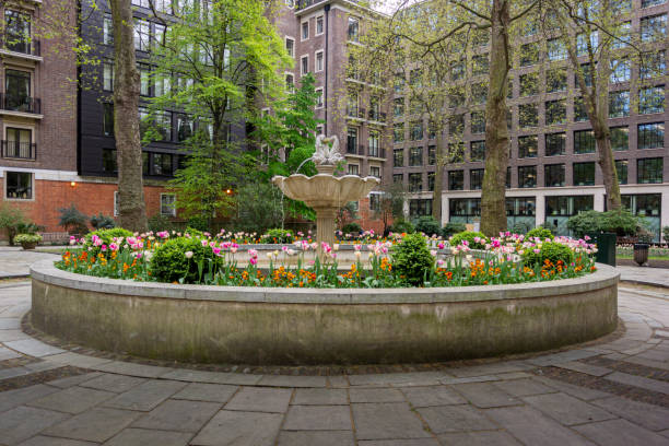 istock Ornamental Water Fountain 1305841913