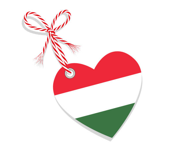 Flag as a heart "I Love Hungary" with a cord string, Vector illustration isolated on white background Flag as a heart "I Love Hungary" with a cord string,
Vector illustration isolated on white background lake balaton stock illustrations