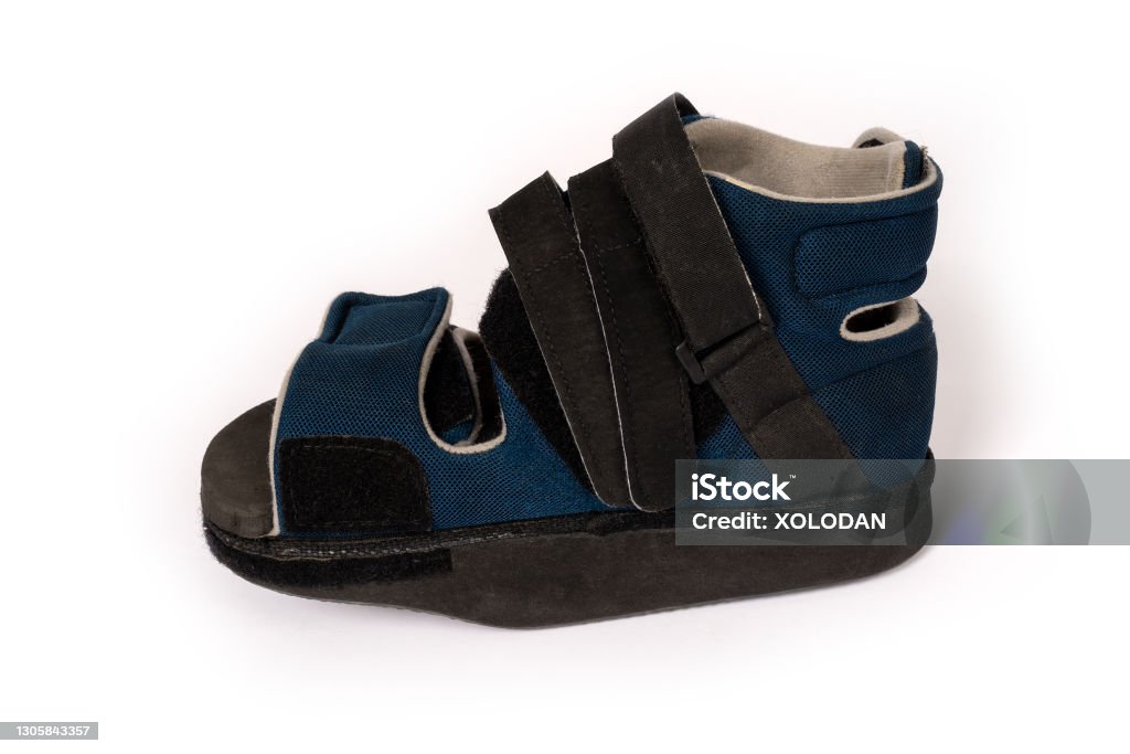 Left Boot One Special Orthopedic Boot Using After Leg Foot Trauma Or Surgery ...
