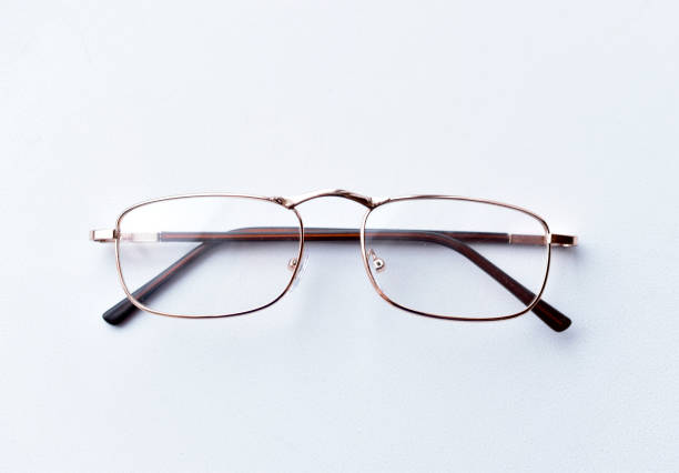 istock Glass glasses for vision on a white background 1305847086