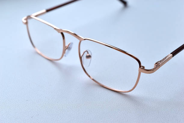 istock Glass glasses for vision on a white background 1305847132