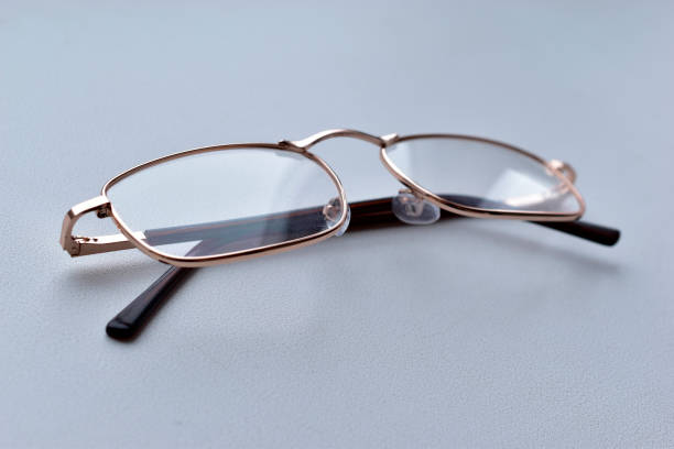 istock Glass glasses for vision on a white background 1305847991