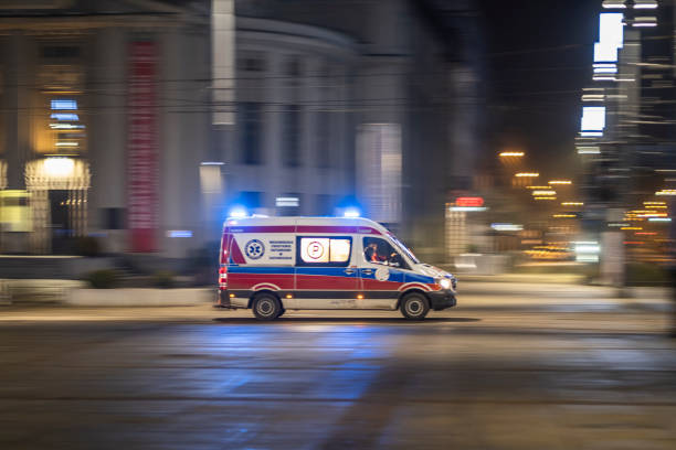 Ambulance driving fast. Help needed