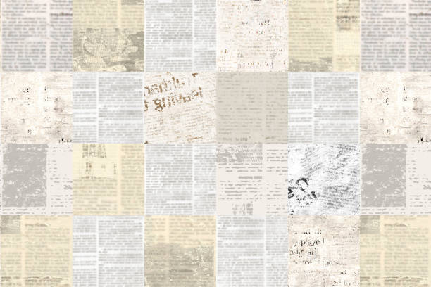 istock Newspaper paper grunge vintage old aged texture background 1305864053