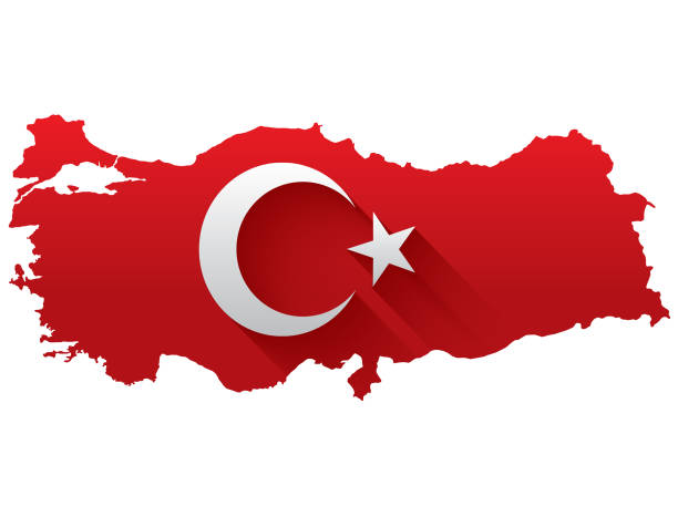 ilustraciones, imágenes clip art, dibujos animados e iconos de stock de bandera turca - himno nacional turco