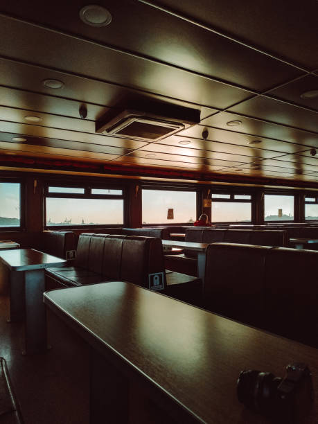 istock Inside Of The Local Boat, Istanbul, Bosphorus 1305865038