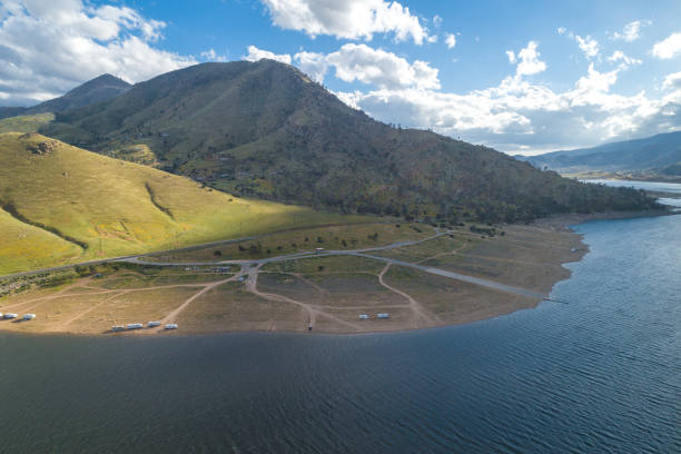istock Isabella Lake in California. Beautiful Cloudy Sky 1305869906