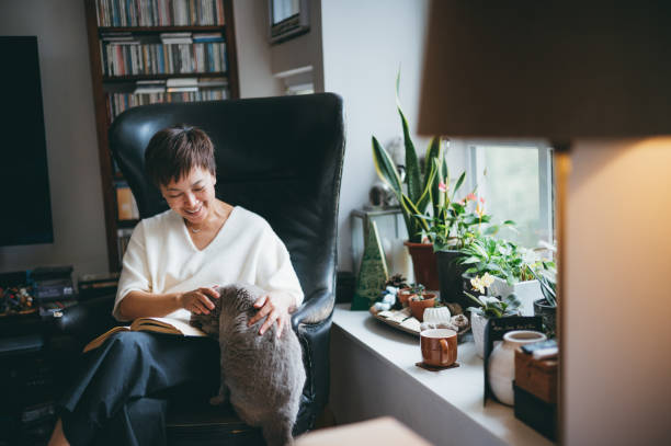 istock Senior woman relaxing time 1305876304