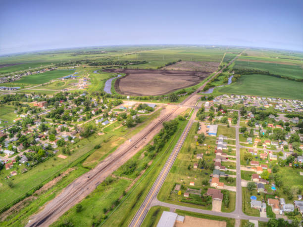 istock Mapleton is a Small North Dakota town by Fargo on I-94 1305878036