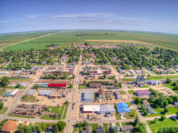 istock Mapleton is a Small North Dakota town by Fargo on I-94 1305878105