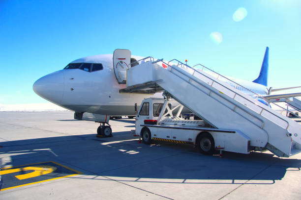 istock Waiting plane at the airport 1305880710