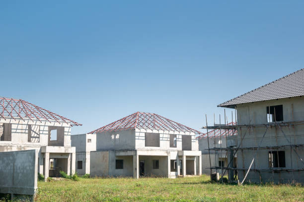istock construction residential new house from prefabrication system in progress at building site 1305883563