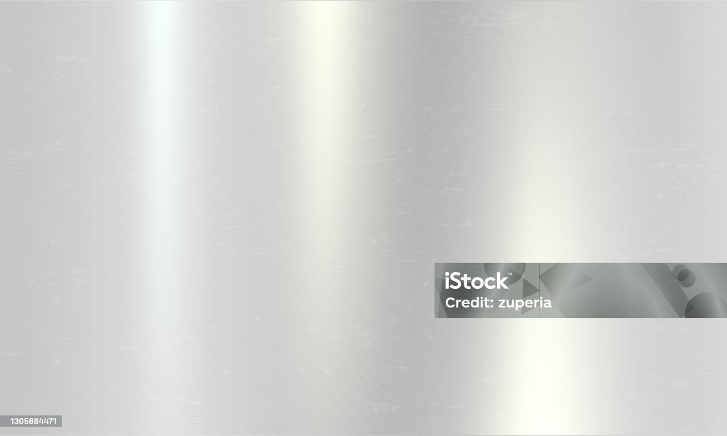 Silver Titanium Texture Abstract Solid Silver Titanium Plate Material With Line Pattern ...